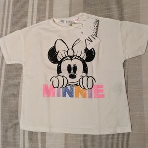 Zara toddler Minnie mouse t-shirt